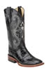 Ferrini Ladies Print Alligator Western Boots - Black